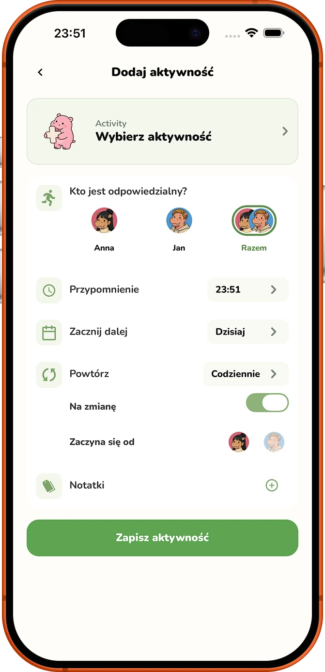 Roxyly dodaj ekran aktywności